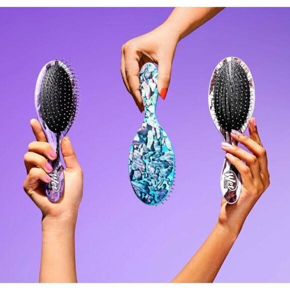 WET BRUSH - NWT - Wet Brush Original Detangler in Techno Stone Brown - Picture 7 of 13